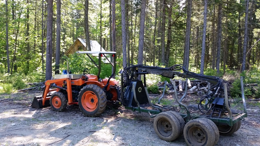 tracteur forestier quebec